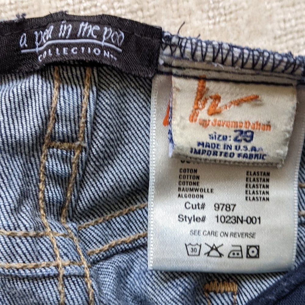 Citizens of Humanity Pea in the Pod Dark Wash Denim Bootcut Maternity Jeans - 29 - Picture 12 of 12